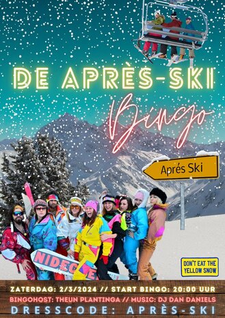 Apres ski Bingo